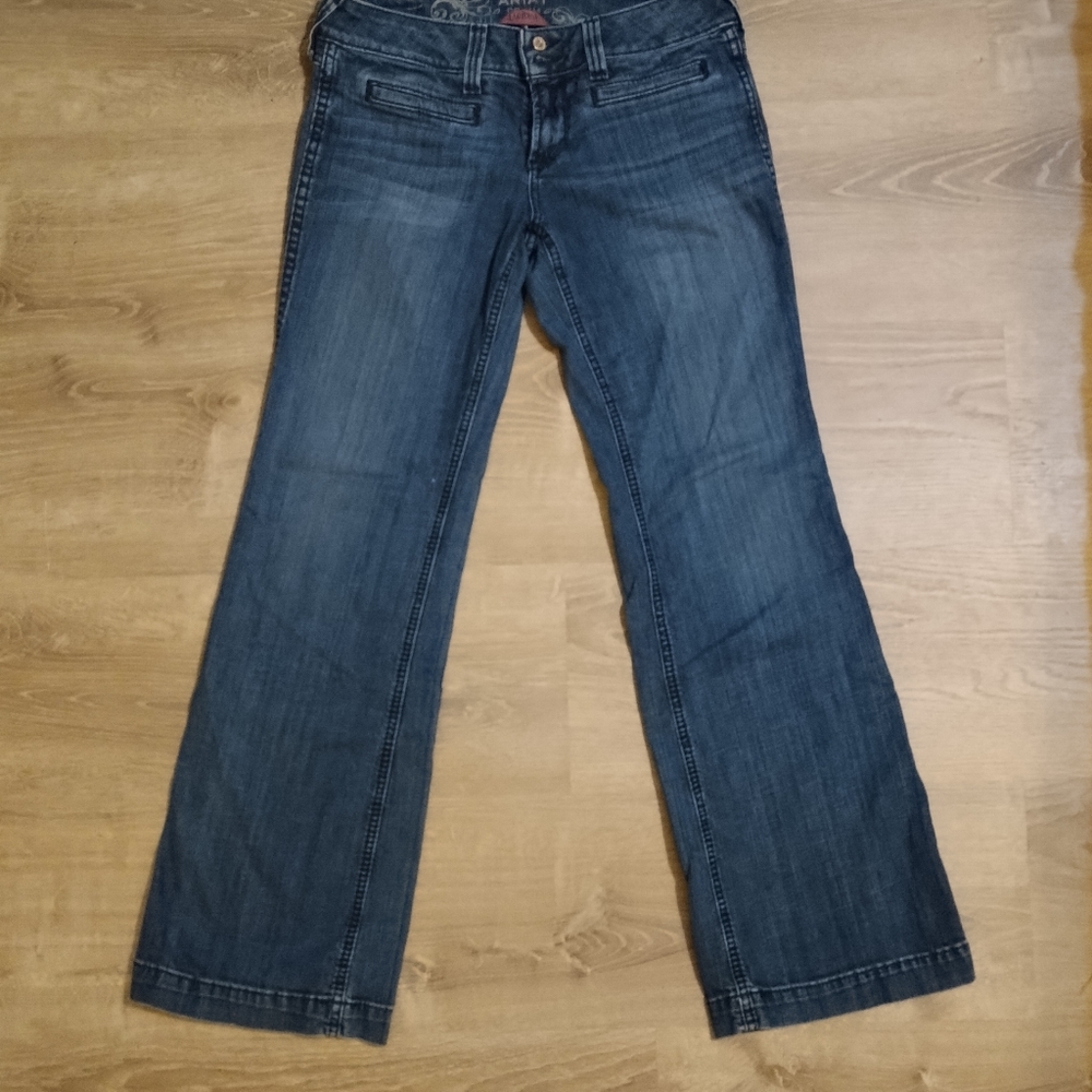 Ariat Denim Women's Trousers Size 29 R Medium Dark Wash RN #105037 CA# 45953